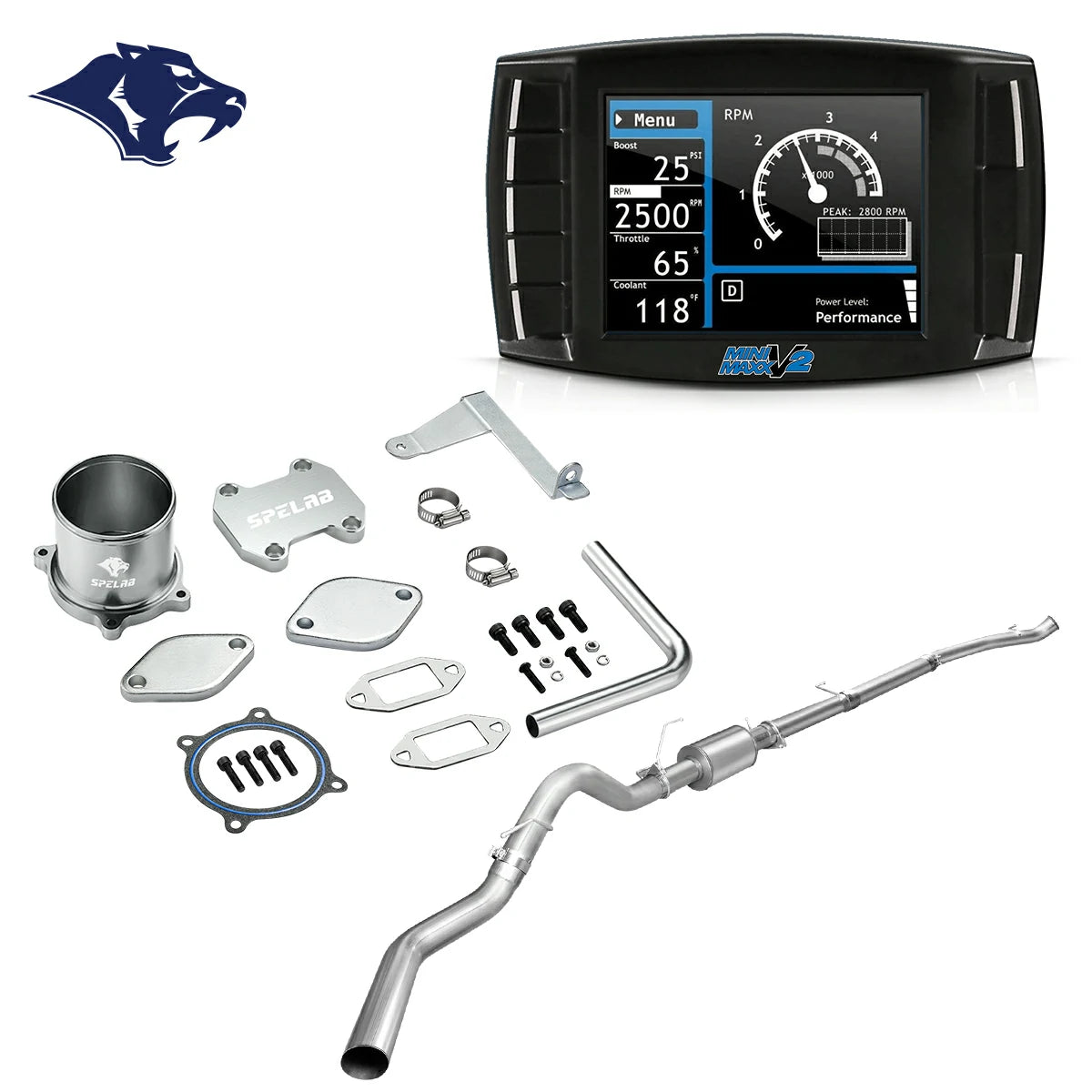 DPF/DEF/EGR Delete 2007.5-2009 Dodge Ram 2500 3500 6.7L Diesel All-in-One Kit |SPELAB