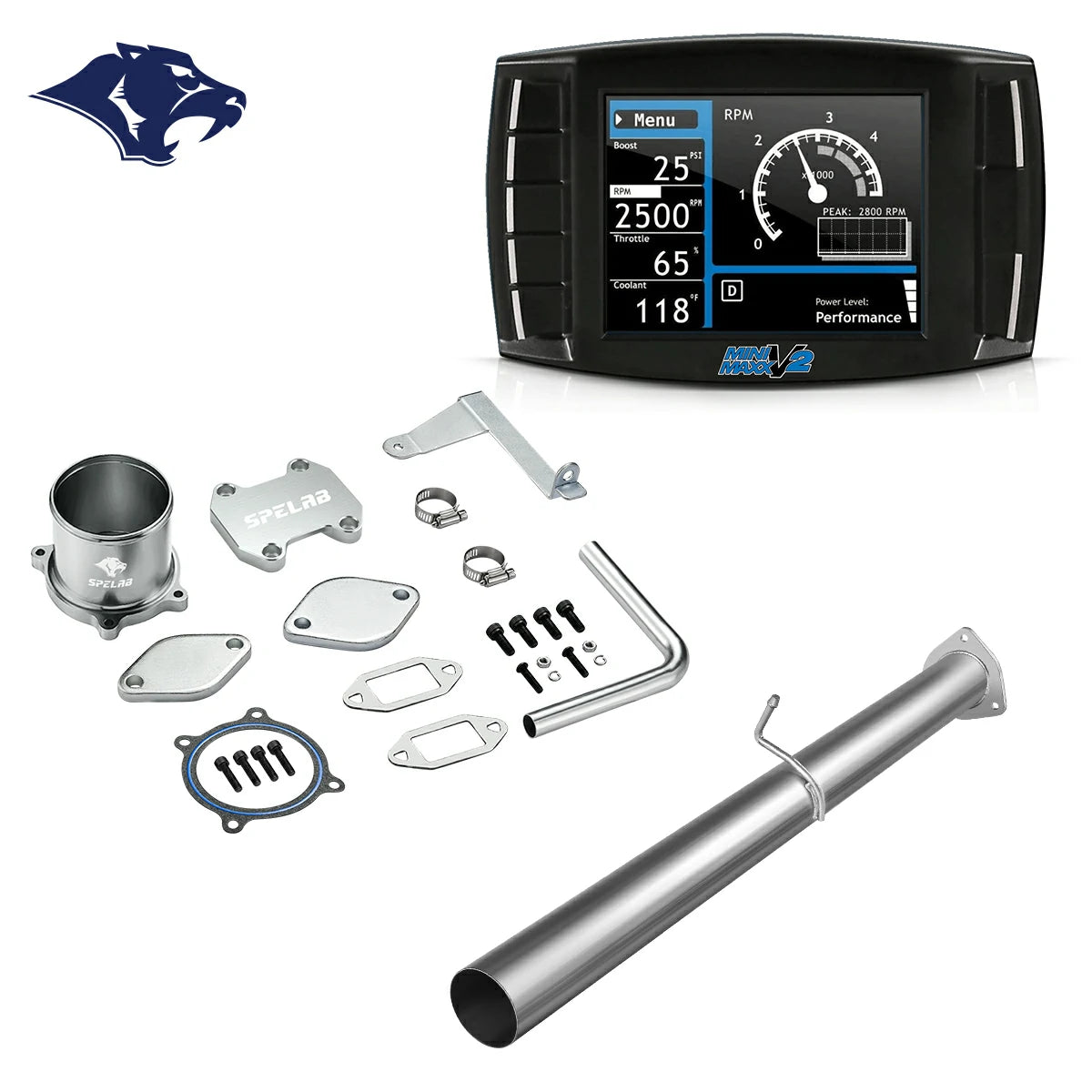 DPF/DEF/EGR Delete 2007.5-2009 Dodge Ram 2500 3500 6.7L Diesel All-in-One Kit |SPELAB