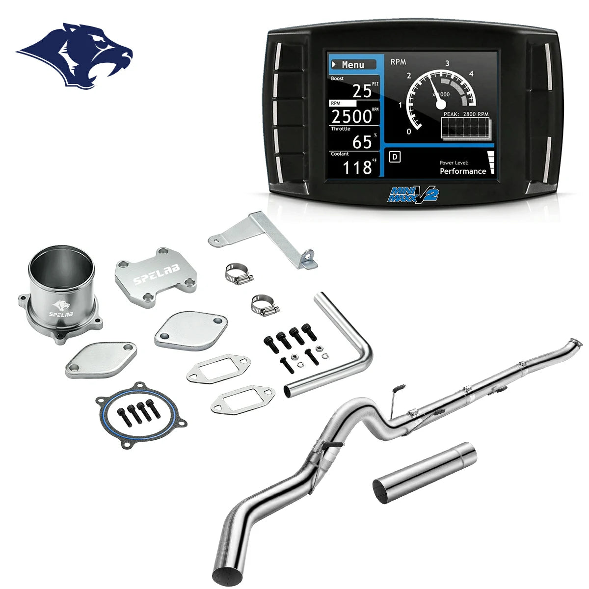 DPF/DEF/EGR Delete 2007.5-2009 Dodge Ram 2500 3500 6.7L Diesel All-in-One Kit |SPELAB