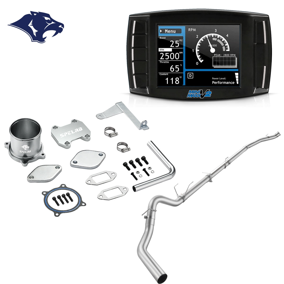 DPF/DEF/EGR Delete 2007.5-2009 Dodge Ram 2500 3500 6.7L Diesel All-in-One Kit |SPELAB
