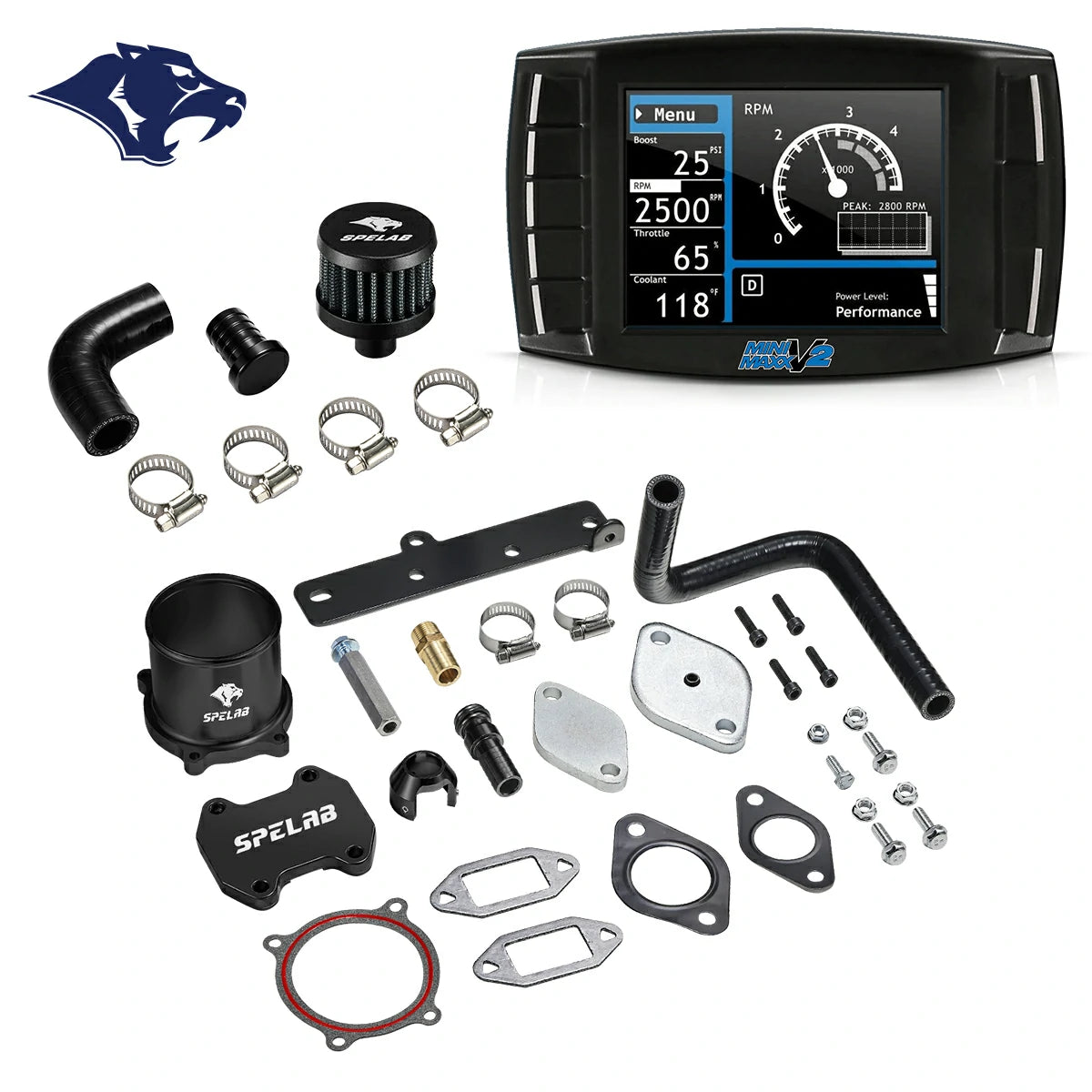 EGR/DPF/CCV/DEF Delete for 2013-2018 Dodge Ram 6.7L Diesel All-in-One Kit |SPELAB