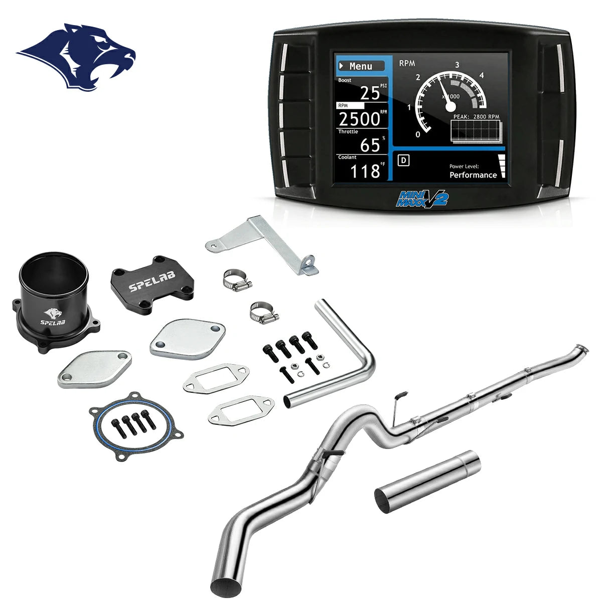 DPF/DEF/EGR Delete 2007.5-2009 Dodge Ram 2500 3500 6.7L Diesel All-in-One Kit |SPELAB