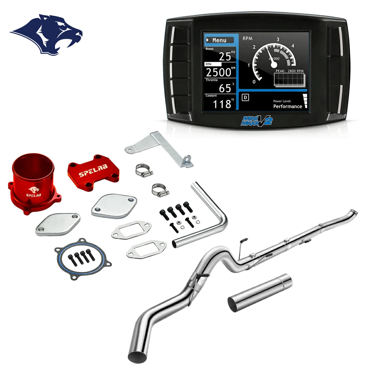 DPF/DEF/EGR Delete 2007.5-2009 Dodge Ram 2500 3500 6.7L Diesel All-in-One Kit |SPELAB