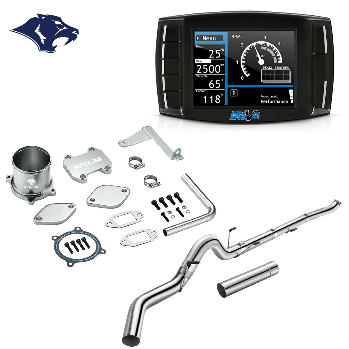 DPF/DEF/EGR Delete 2007.5-2009 Dodge Ram 2500 3500 6.7L Diesel All-in-One Kit |SPELAB