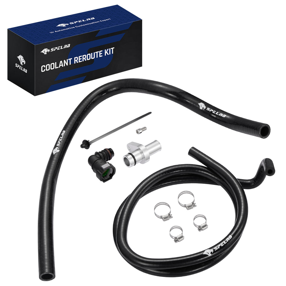 Coolant Reroute Kit for 2011–2024 Ford 6.7L Powerstroke Coolant Hose Reroute Kit | SPELAB-1