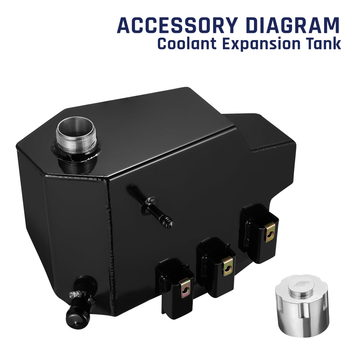 Coolant Reservoir (Degas) for 2008-2010 Ford 6.4L Powerstroke |SPELAB-2