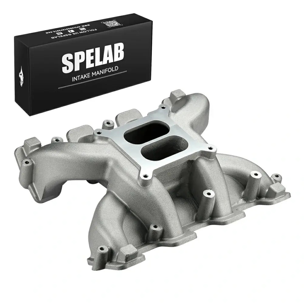Dual PLane Intake Manifold - GM LS1/LS2/LS6 (Aluminum)--087S | SPELAB