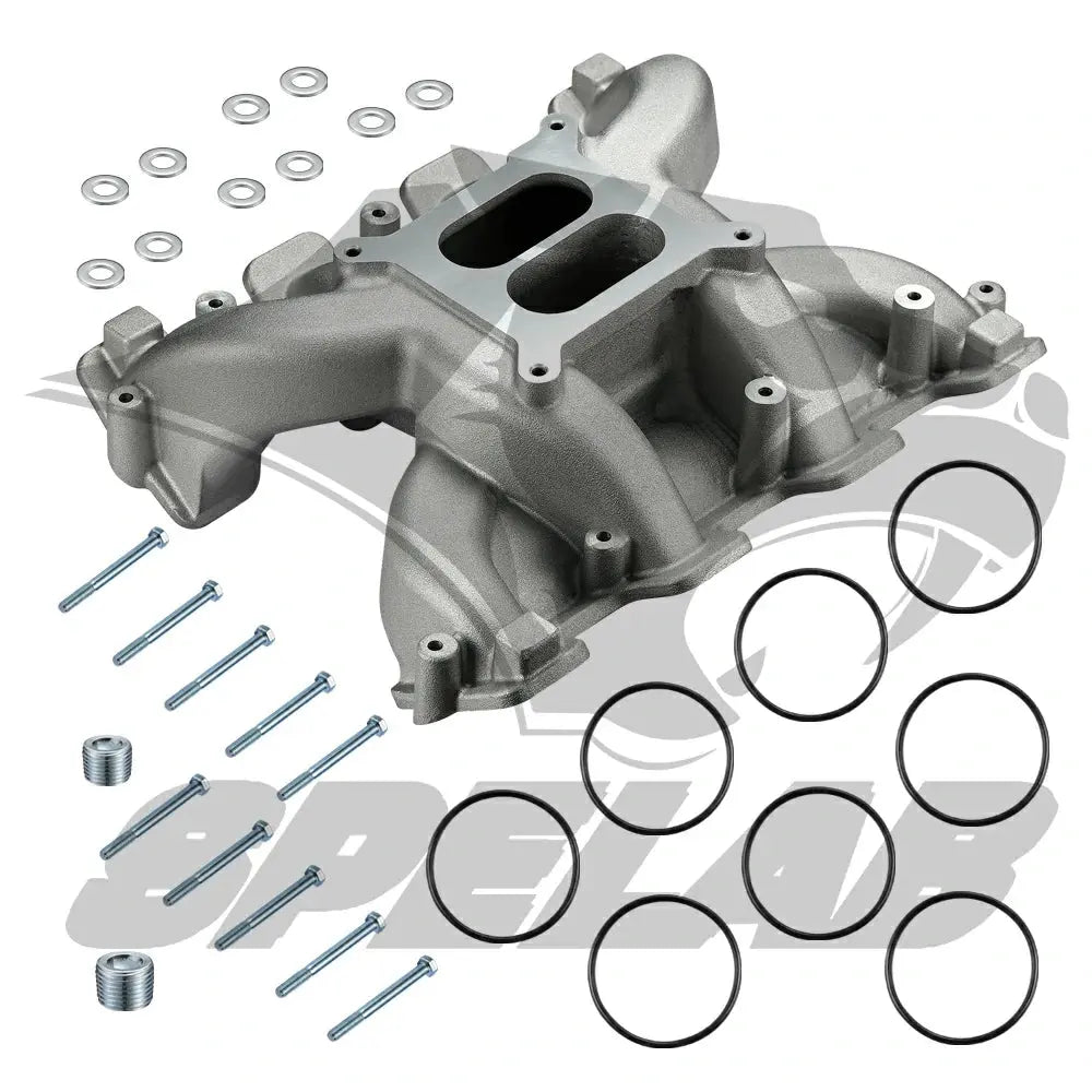 Dual PLane Intake Manifold - GM LS1/LS2/LS6 (Aluminum)--087S | SPELAB