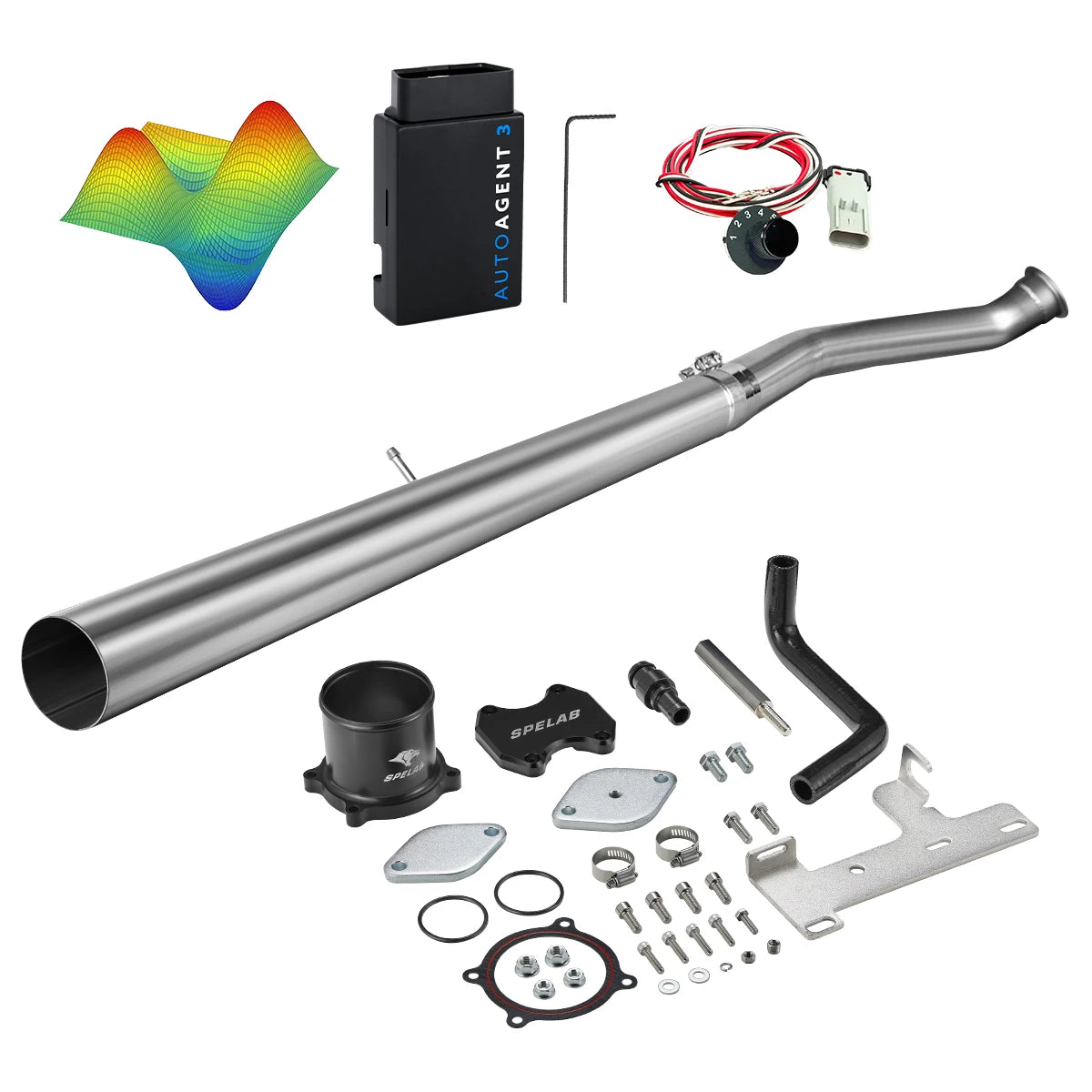 EZ LYNK Auto Agent 3 DPF/EGR All-in-One Delete Kit for 2010-2012 Dodge Ram 2500 3500 6.7L Diesel