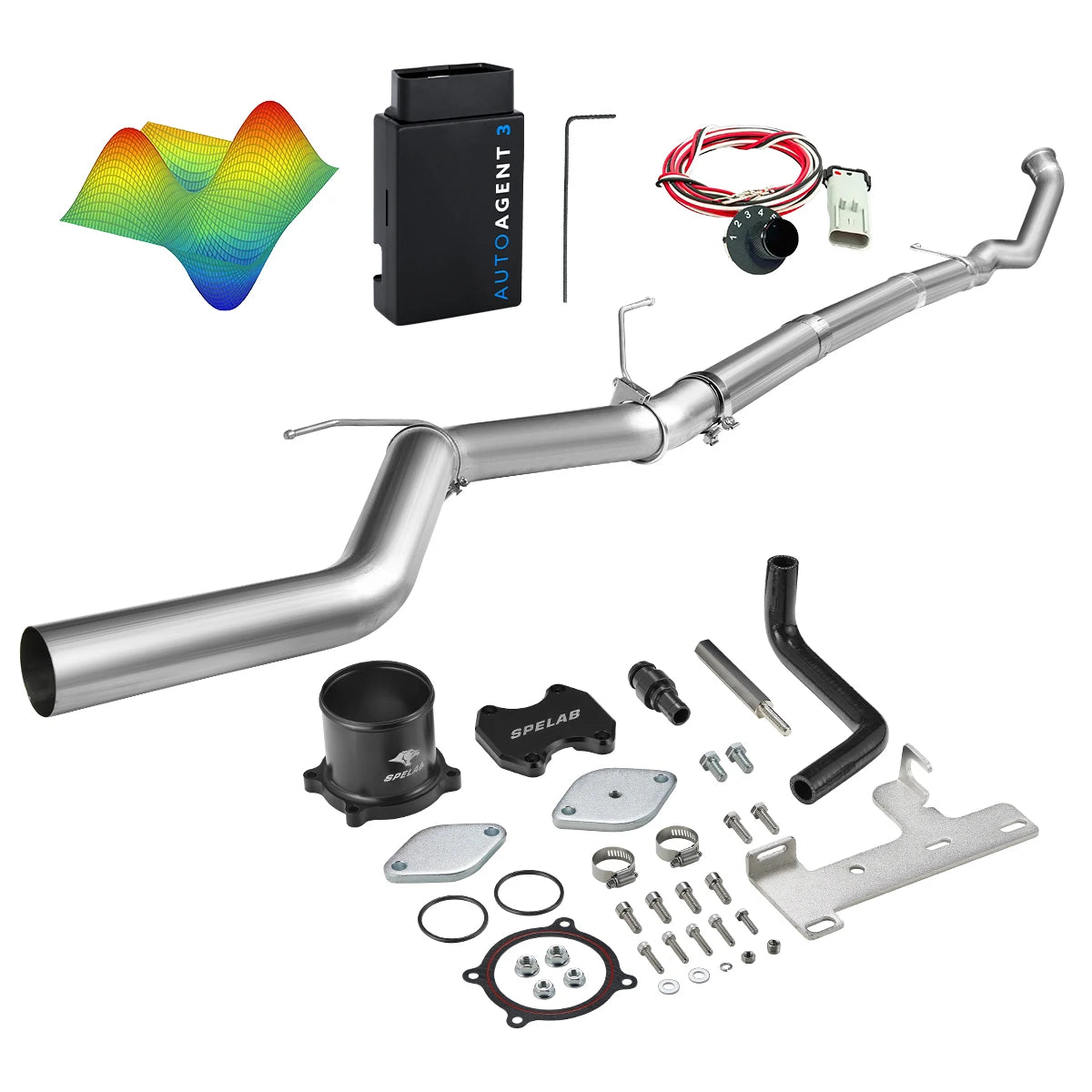 EZ LYNK Auto Agent 3 DPF/EGR All-in-One Delete Kit for 2010-2012 Dodge Ram 2500 3500 6.7L Diesel