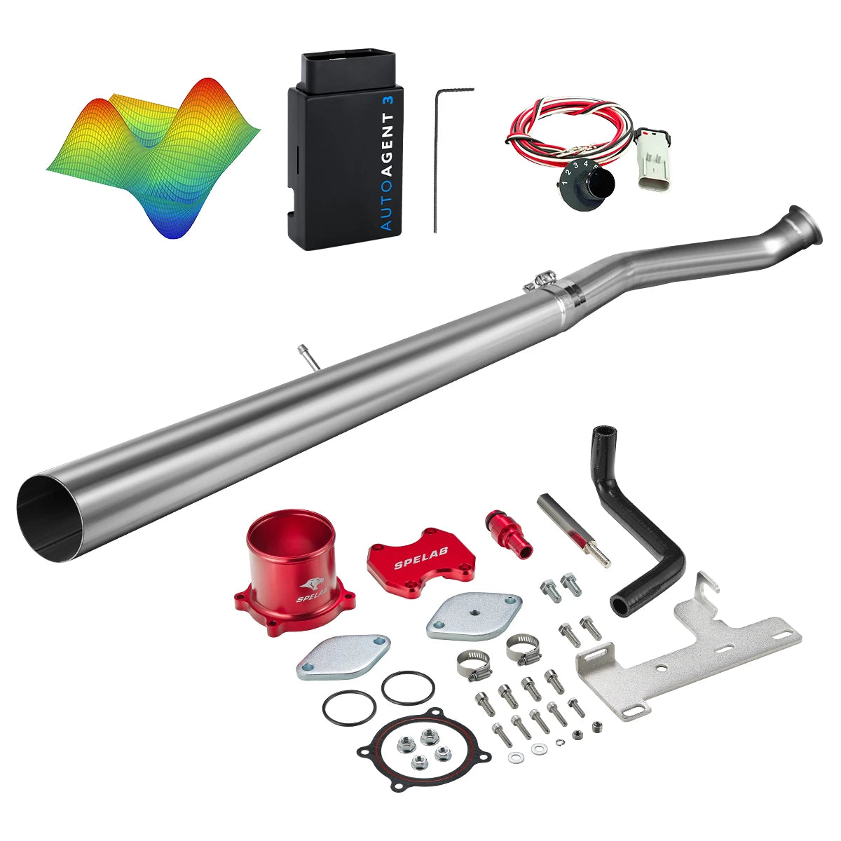 EZ LYNK Auto Agent 3 DPF/EGR All-in-One Delete Kit for 2010-2012 Dodge Ram 2500 3500 6.7L Diesel