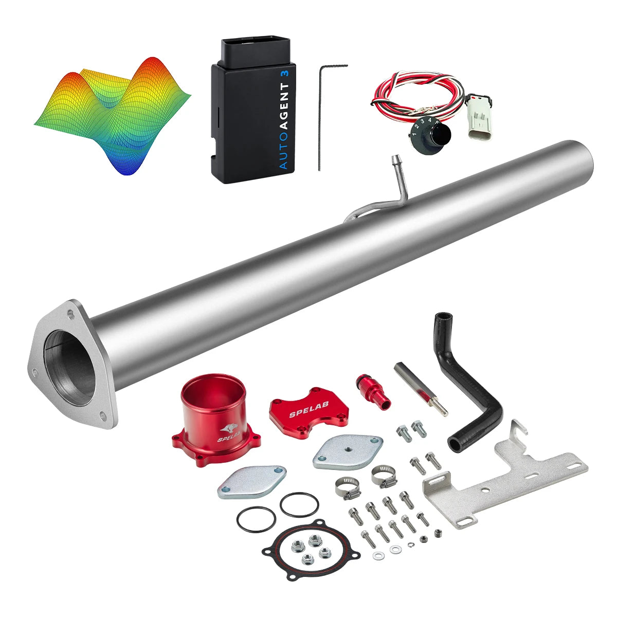 EZ LYNK Auto Agent 3 DPF/EGR All-in-One Delete Kit for 2010-2012 Dodge Ram 2500 3500 6.7L Diesel