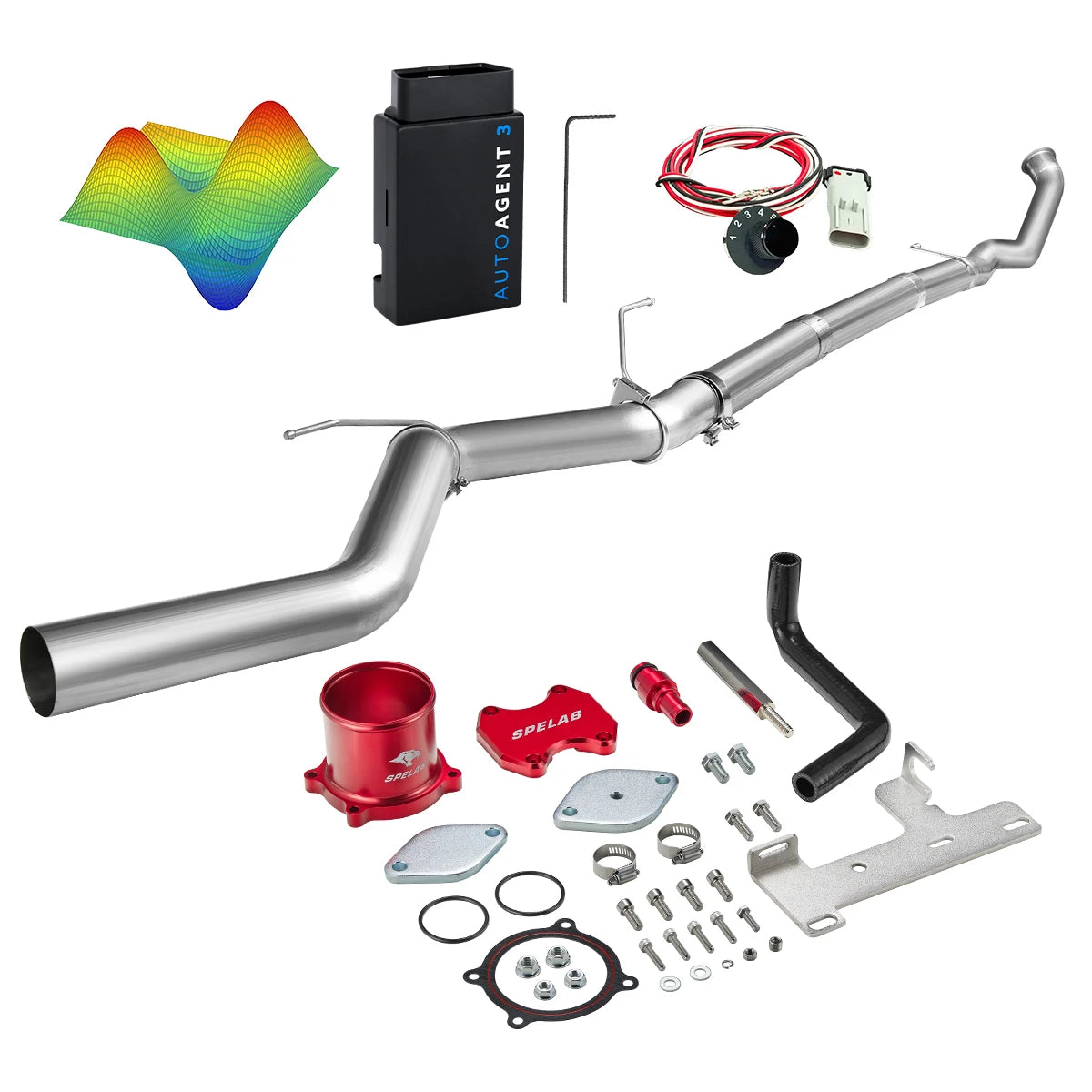 EZ LYNK Auto Agent 3 DPF/EGR All-in-One Delete Kit for 2010-2012 Dodge Ram 2500 3500 6.7L Diesel