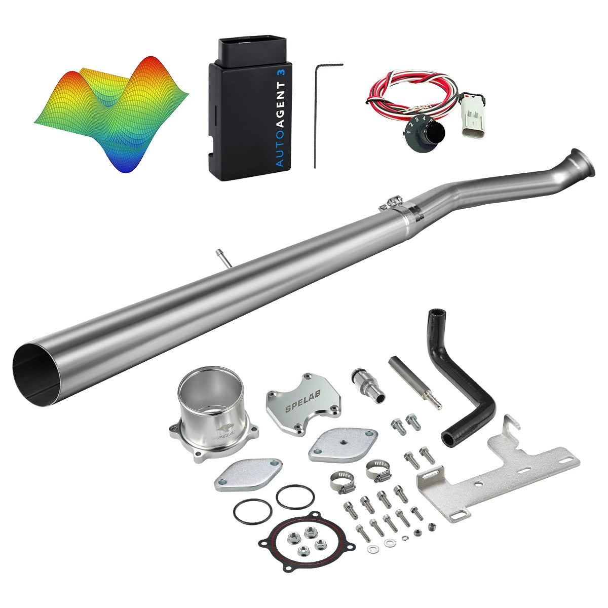 EZ LYNK Auto Agent 3 DPF/EGR All-in-One Delete Kit for 2010-2012 Dodge Ram 2500 3500 6.7L Diesel