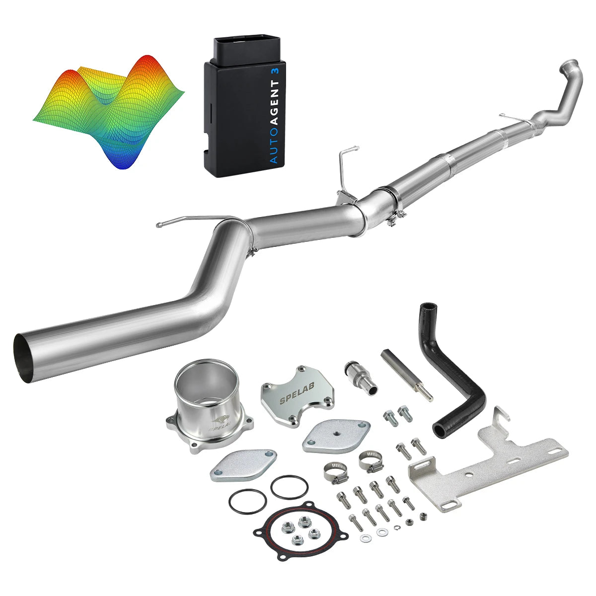 EZ LYNK Auto Agent 3 DPF/EGR All-in-One Delete Kit for 2010-2012 Dodge Ram 2500 3500 6.7L Diesel