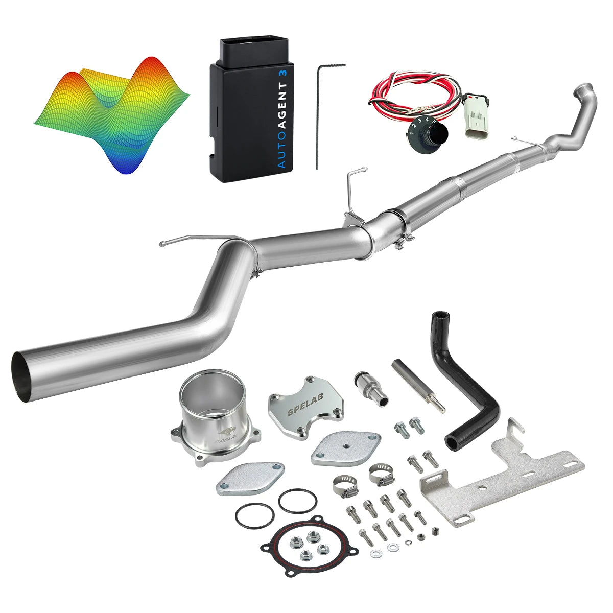 EZ LYNK Auto Agent 3 DPF/EGR All-in-One Delete Kit for 2010-2012 Dodge Ram 2500 3500 6.7L Diesel
