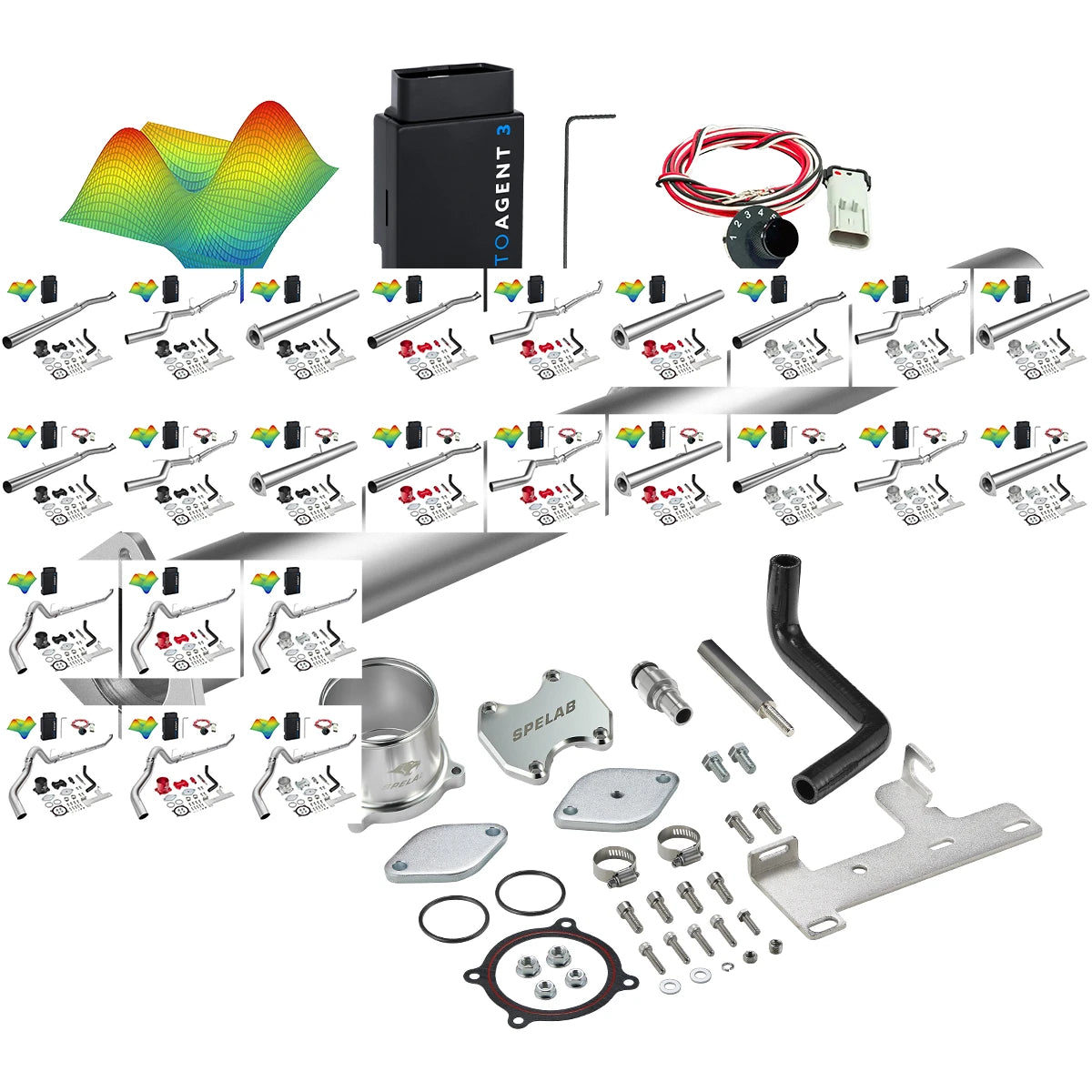 EZ LYNK Auto Agent 3 DPF/EGR All-in-One Delete Kit for 2010-2012 Dodge Ram 2500 3500 6.7L Diesel