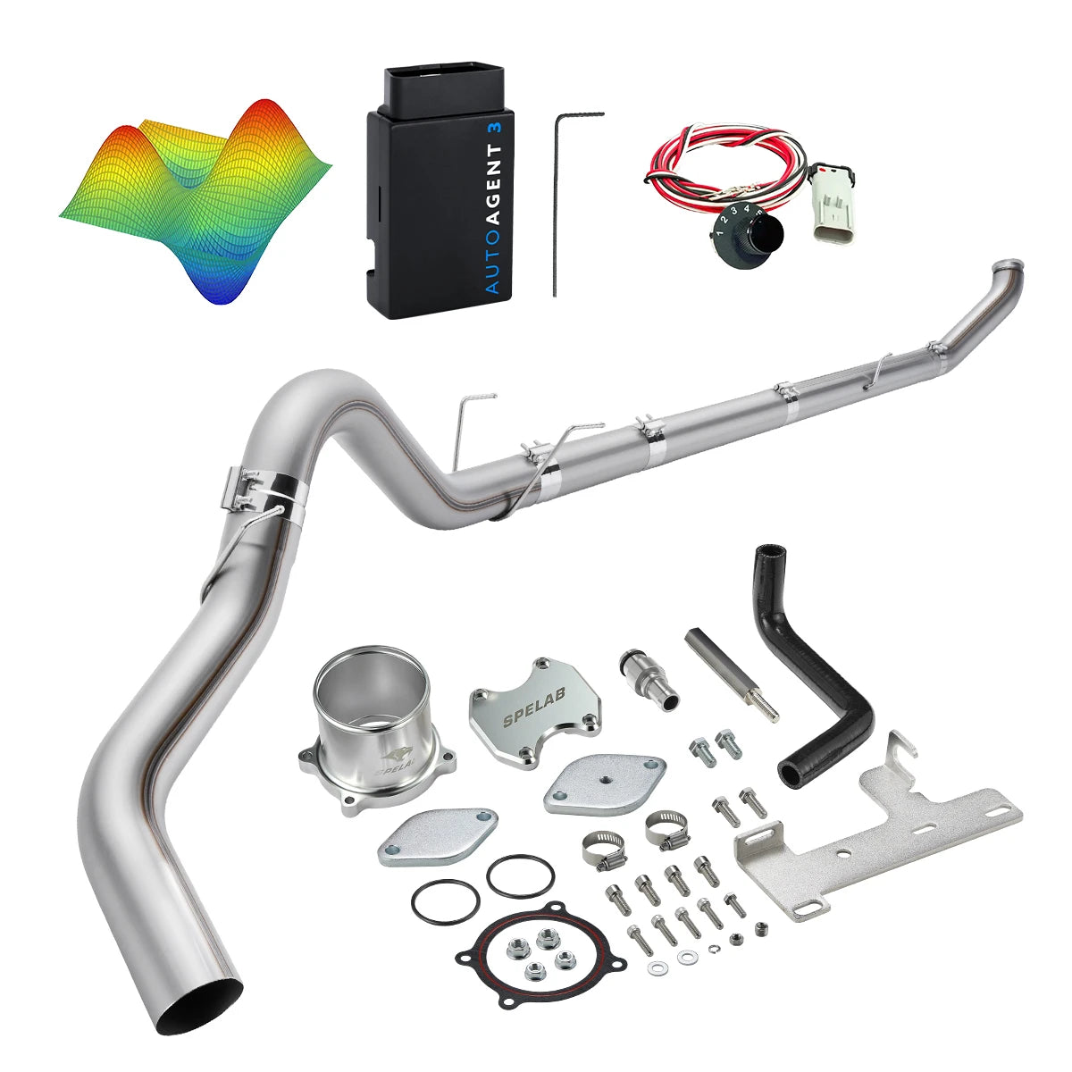 EZ LYNK Auto Agent 3 DPF/EGR All-in-One Delete Kit for 2010-2012 Dodge Ram 2500 3500 6.7L Diesel