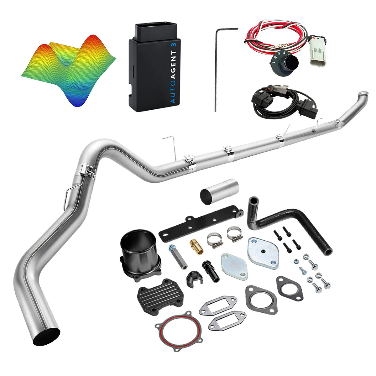 EZ LYNK Auto Agent 3 DPF/EGR All-in-One Delete Kit for 2013-2018 Dodge Ram 6.7L Diesel 2500 3500