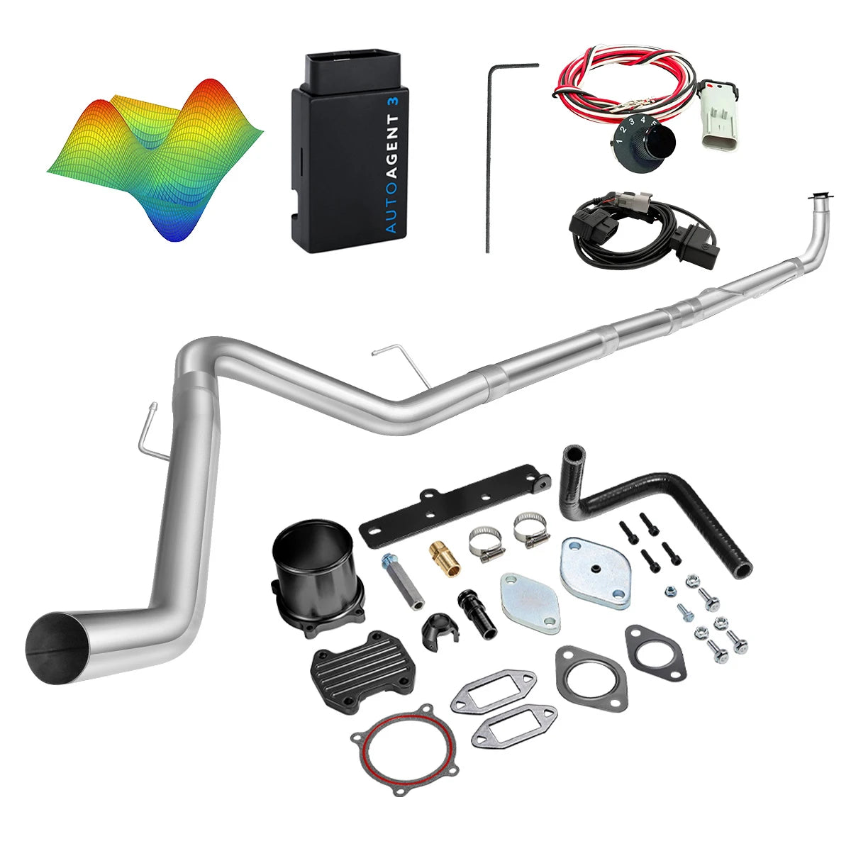 EZ LYNK Auto Agent 3 DPF/EGR All-in-One Delete Kit for 2013-2018 Dodge Ram 6.7L Diesel 2500 3500
