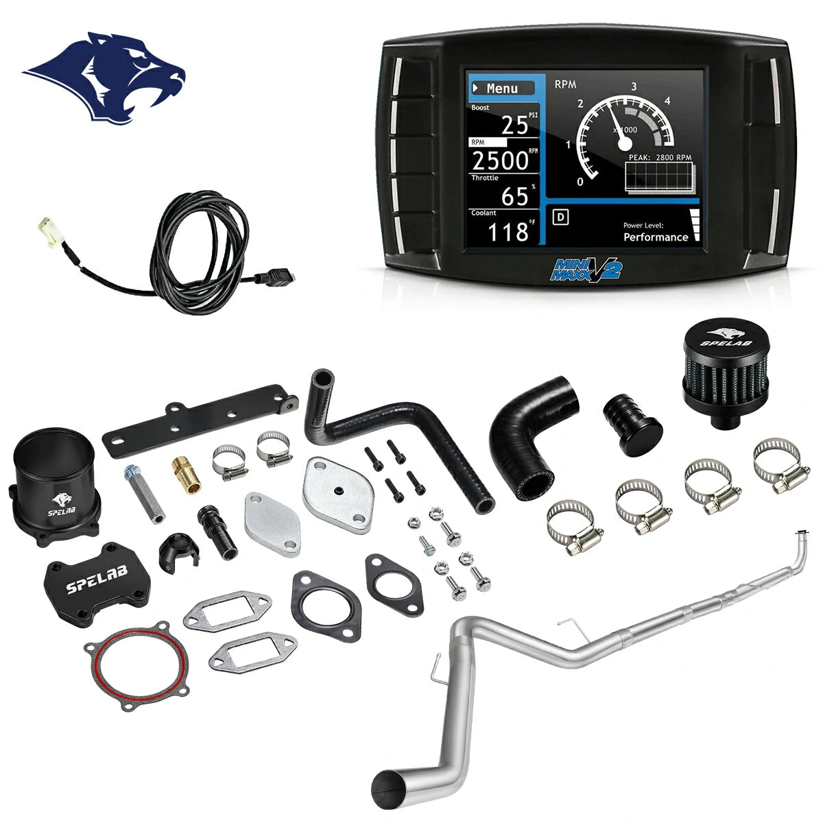 EGR/DPF/CCV/DEF Delete for 2013-2018 Dodge Ram 6.7L Diesel All-in-One Kit |SPELAB