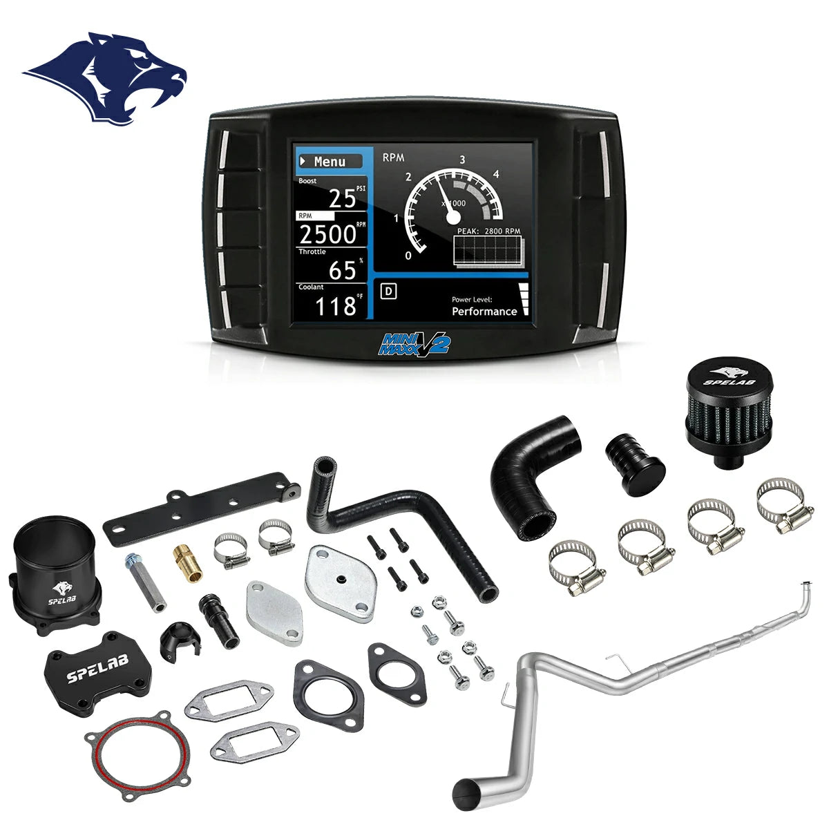 EGR/DPF/CCV/DEF Delete for 2013-2018 Dodge Ram 6.7L Diesel All-in-One Kit |SPELAB