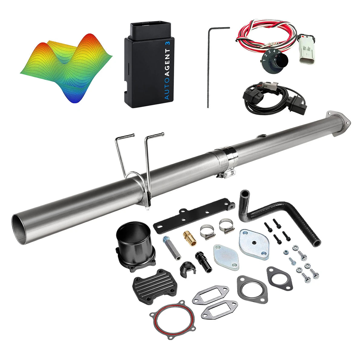 EZ LYNK Auto Agent 3 DPF/EGR All-in-One Delete Kit for 2013-2018 Dodge Ram 6.7L Diesel 2500 3500