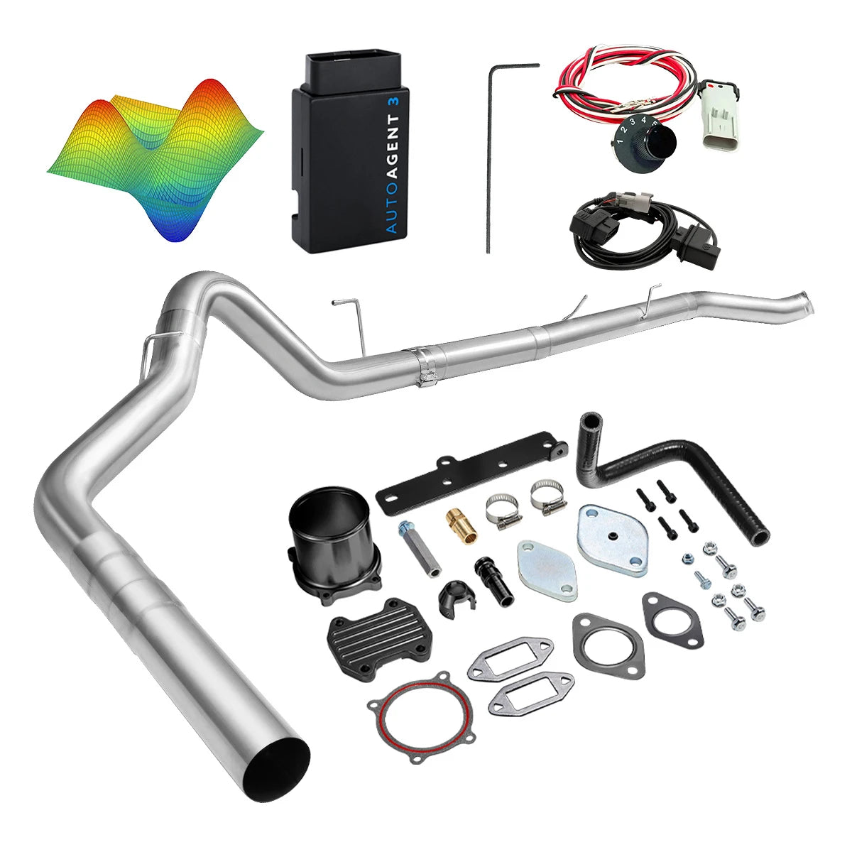 EZ LYNK Auto Agent 3 DPF/EGR All-in-One Delete Kit for 2013-2018 Dodge Ram 6.7L Diesel 2500 3500