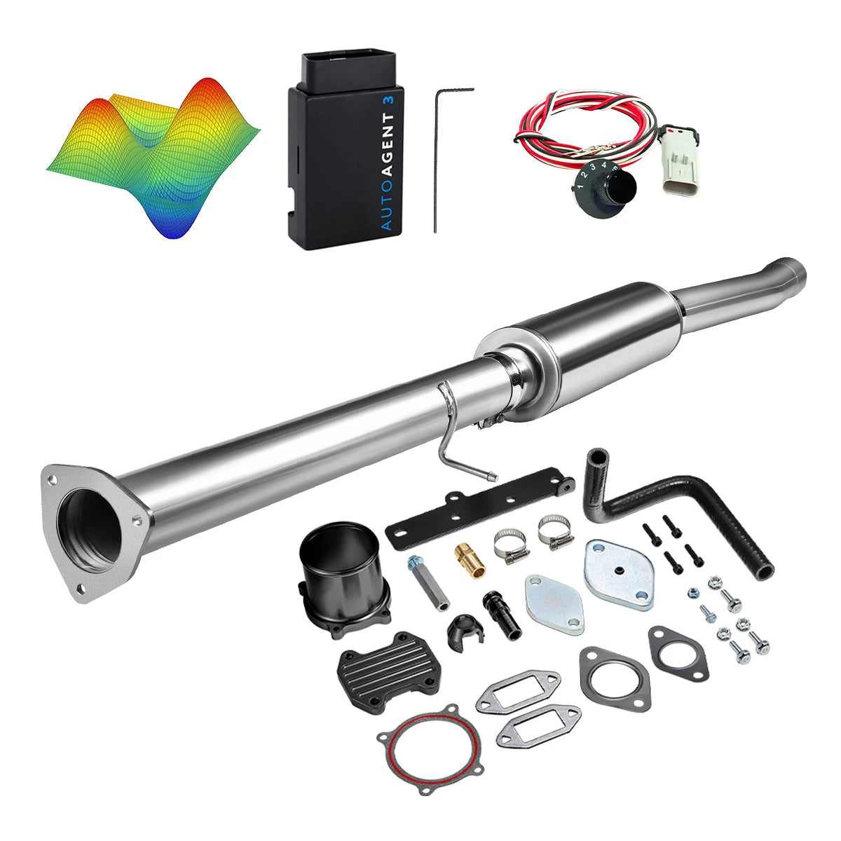 EZ LYNK Auto Agent 3 DPF/EGR All-in-One Delete Kit for 2013-2018 Dodge Ram 6.7L Diesel 2500 3500