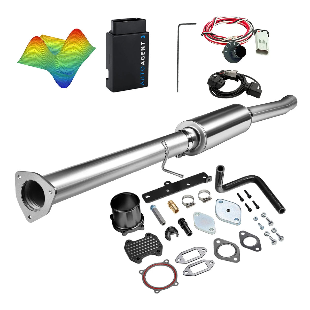 EZ LYNK Auto Agent 3 DPF/EGR All-in-One Delete Kit for 2013-2018 Dodge Ram 6.7L Diesel 2500 3500