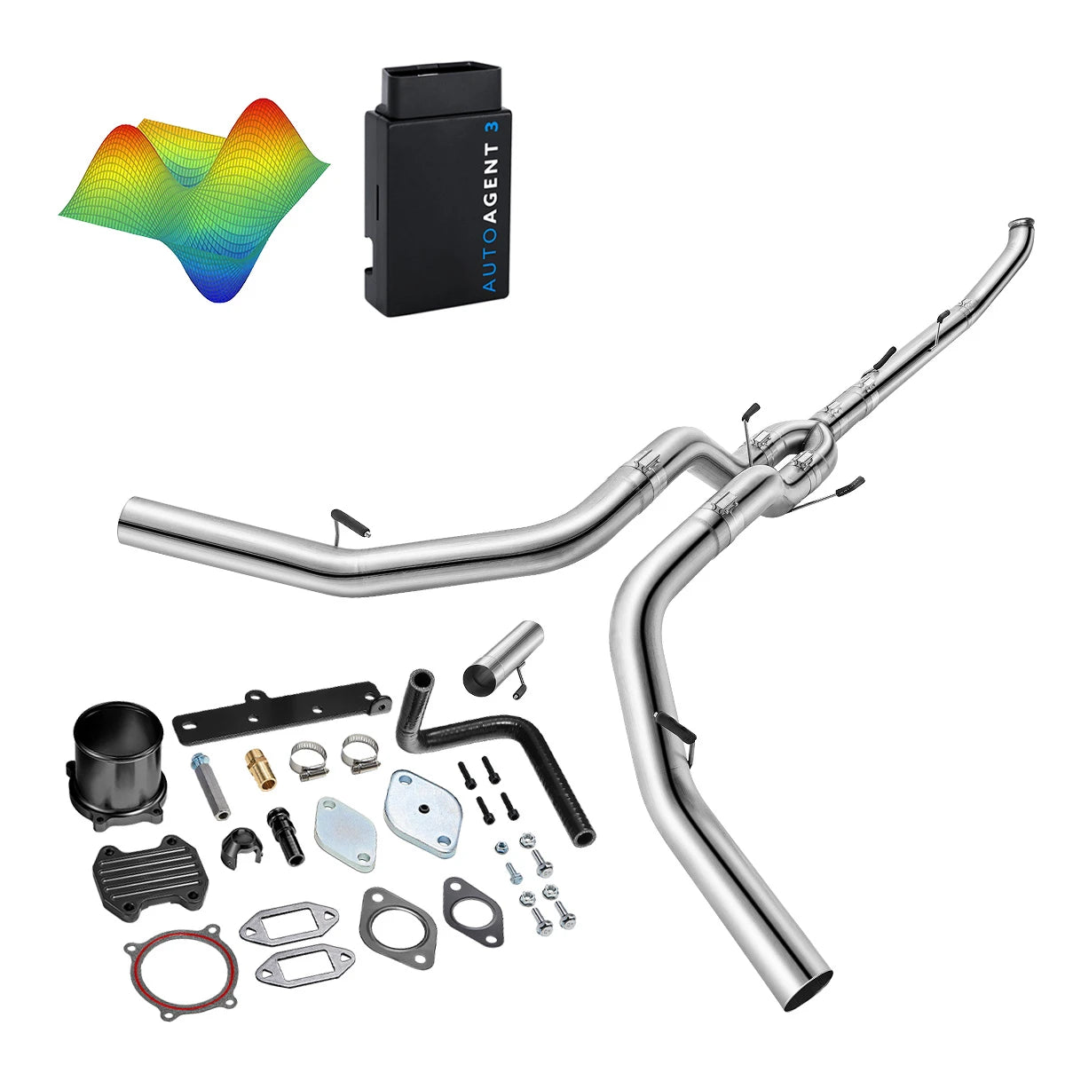 EZ LYNK Auto Agent 3 DPF/EGR All-in-One Delete Kit for 2013-2018 Dodge Ram 6.7L Diesel 2500 3500