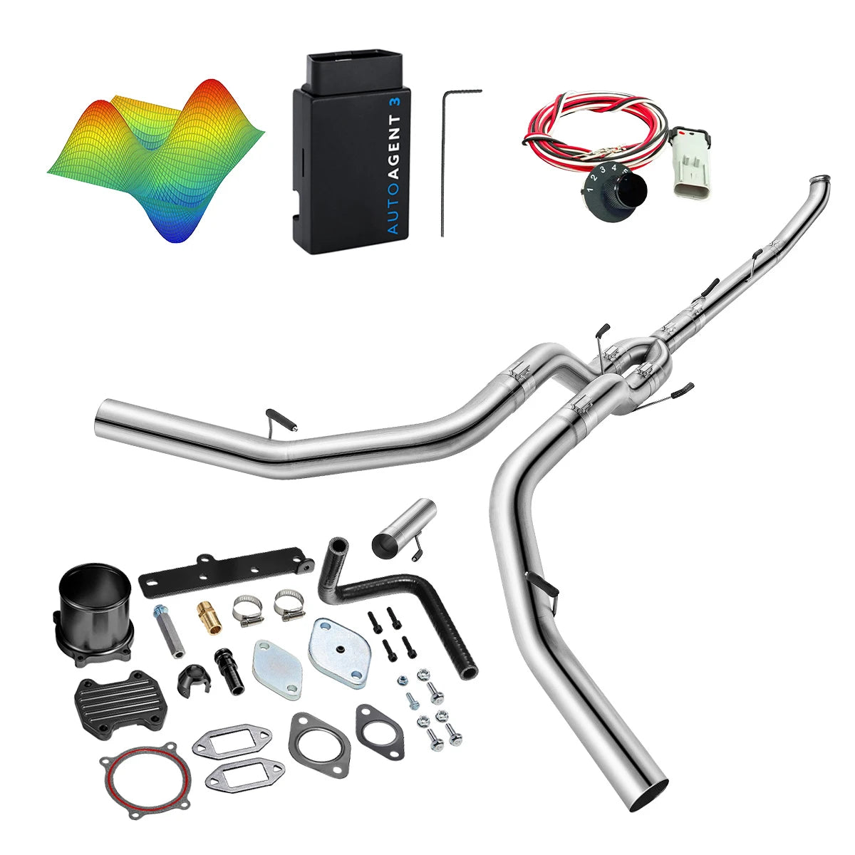 EZ LYNK Auto Agent 3 DPF/EGR All-in-One Delete Kit for 2013-2018 Dodge Ram 6.7L Diesel 2500 3500