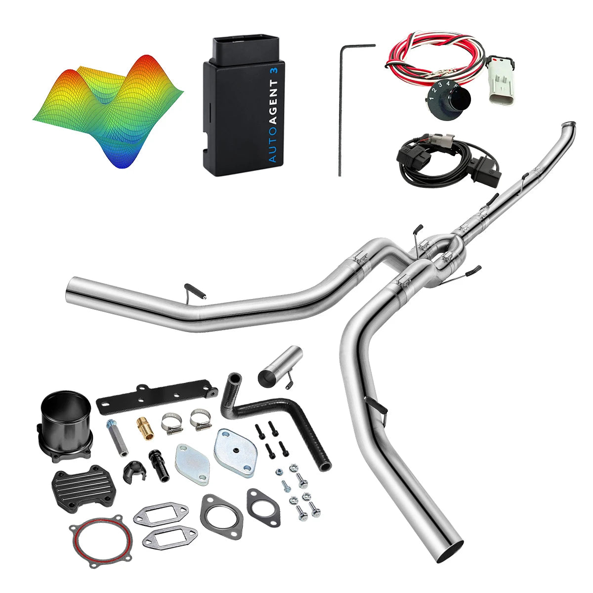 EZ LYNK Auto Agent 3 DPF/EGR All-in-One Delete Kit for 2013-2018 Dodge Ram 6.7L Diesel 2500 3500