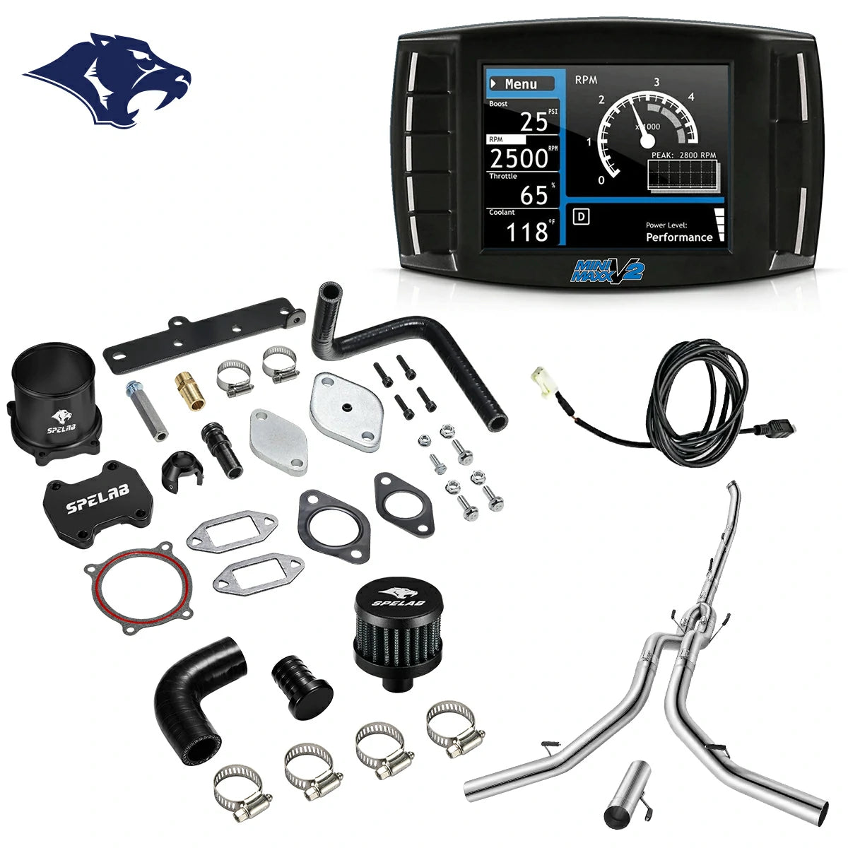 EGR/DPF/CCV/DEF Delete for 2013-2018 Dodge Ram 6.7L Diesel All-in-One Kit |SPELAB