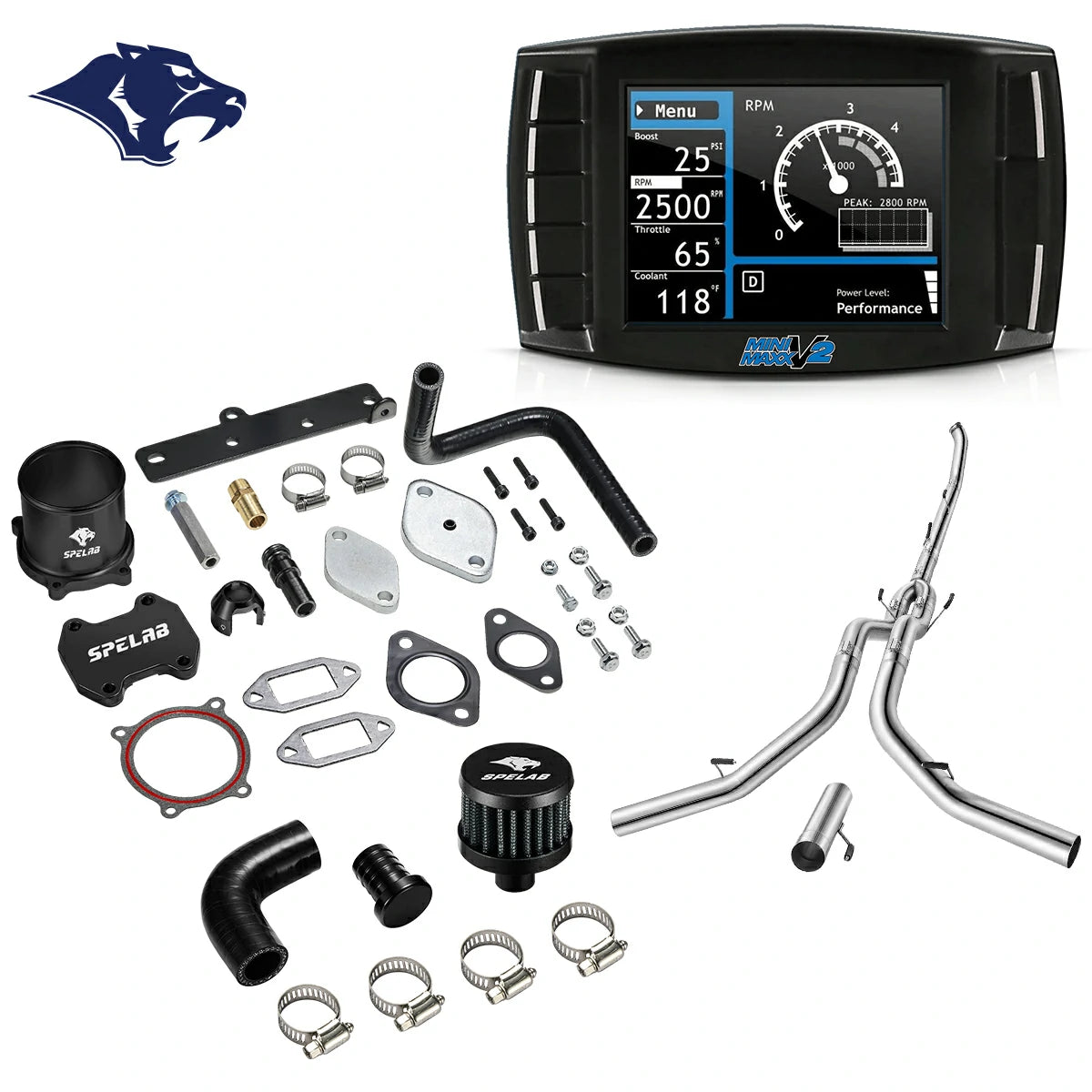 EGR/DPF/CCV/DEF Delete for 2013-2018 Dodge Ram 6.7L Diesel All-in-One Kit |SPELAB