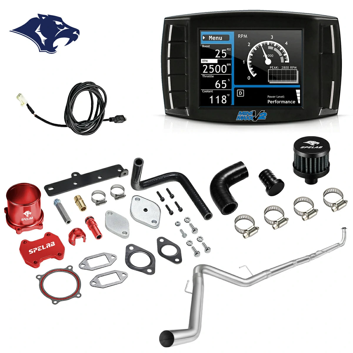 EGR/DPF/CCV/DEF Delete for 2013-2018 Dodge Ram 6.7L Diesel All-in-One Kit |SPELAB