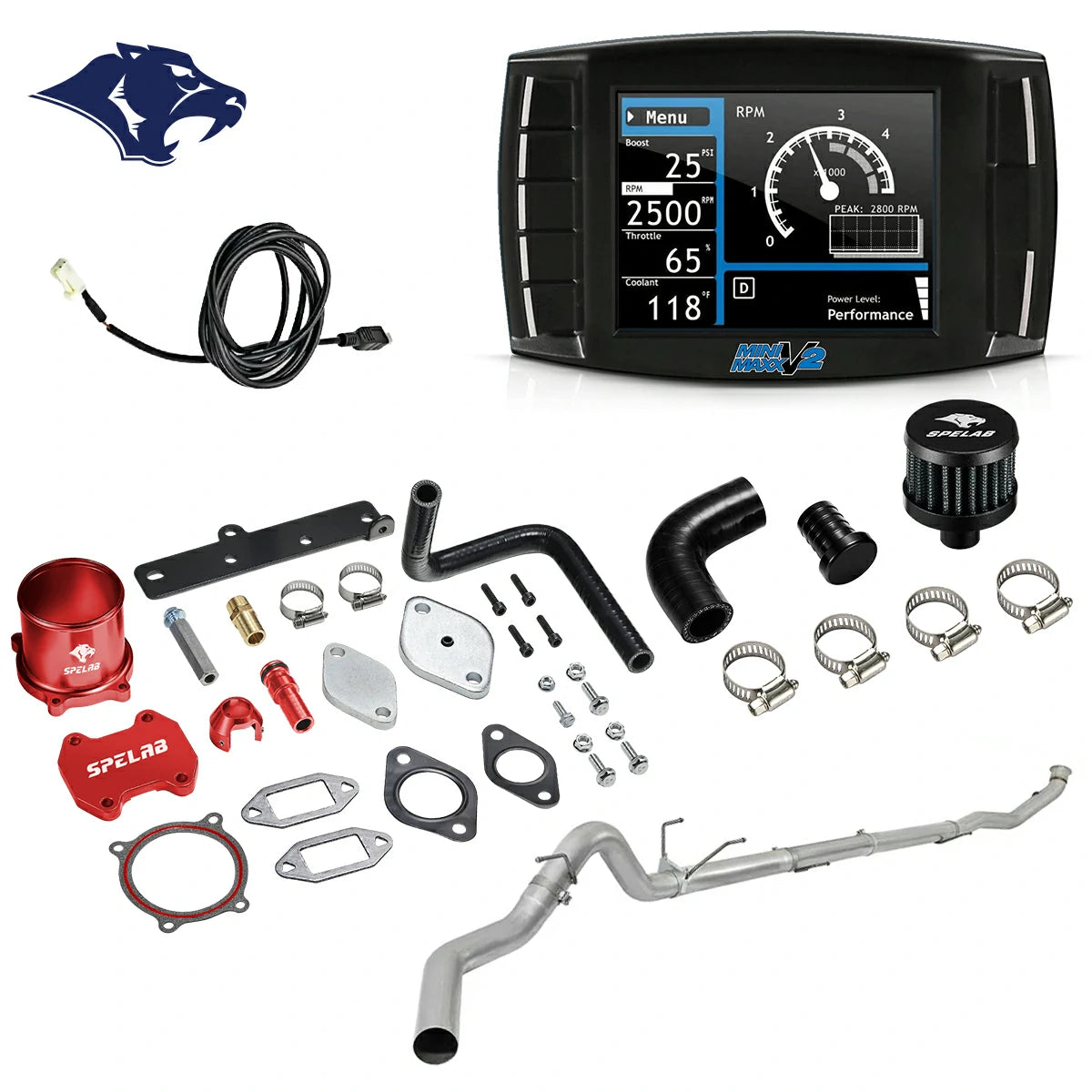 EGR/DPF/CCV/DEF Delete for 2013-2018 Dodge Ram 6.7L Diesel All-in-One Kit |SPELAB