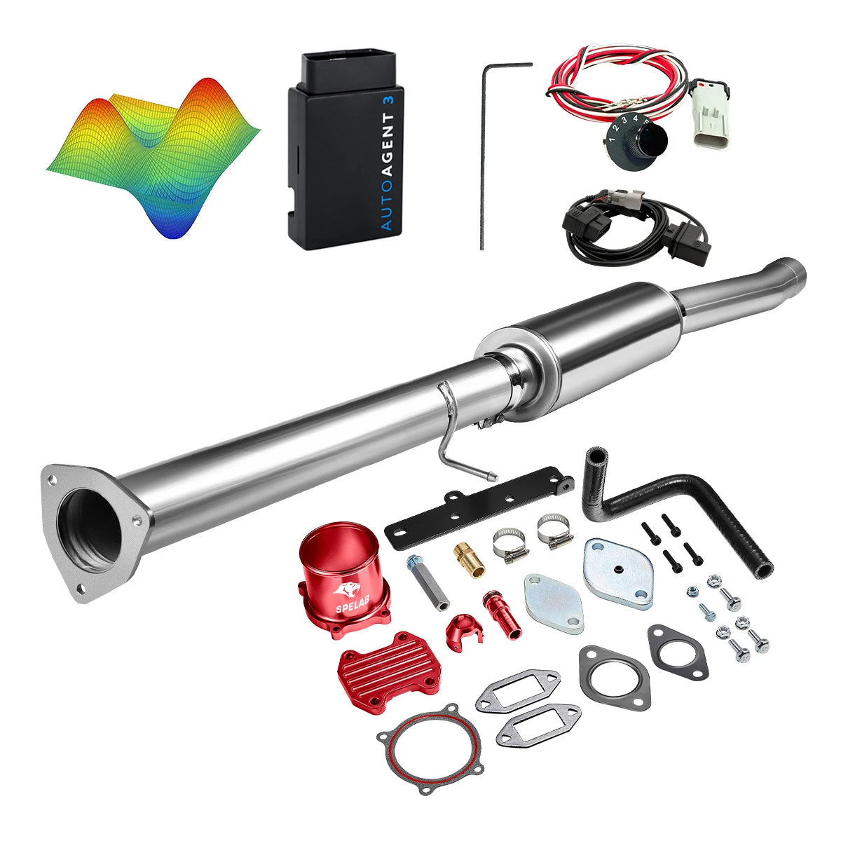 EZ LYNK Auto Agent 3 DPF/EGR All-in-One Delete Kit for 2013-2018 Dodge Ram 6.7L Diesel 2500 3500