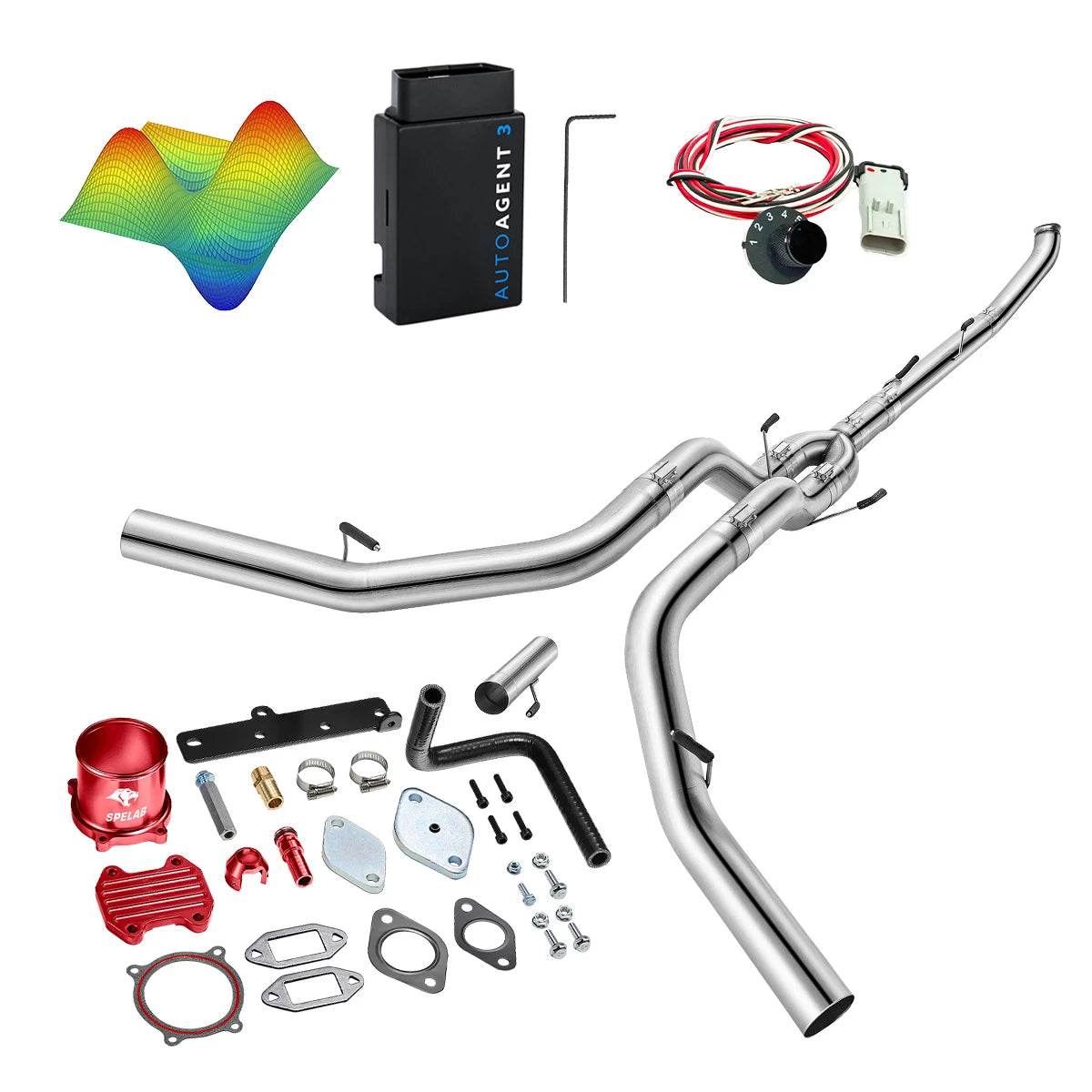 EZ LYNK Auto Agent 3 DPF/EGR All-in-One Delete Kit for 2013-2018 Dodge Ram 6.7L Diesel 2500 3500