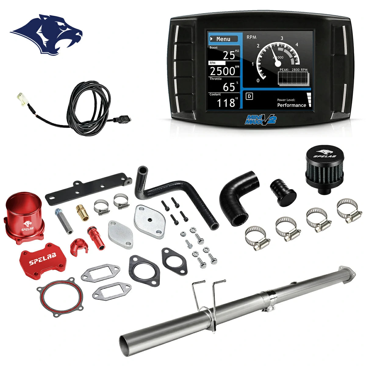 EGR/DPF/CCV/DEF Delete for 2013-2018 Dodge Ram 6.7L Diesel All-in-One Kit |SPELAB