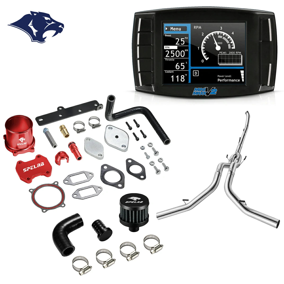 EGR/DPF/CCV/DEF Delete for 2013-2018 Dodge Ram 6.7L Diesel All-in-One Kit |SPELAB