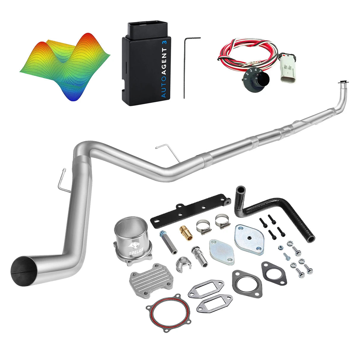 EZ LYNK Auto Agent 3 DPF/EGR All-in-One Delete Kit for 2013-2018 Dodge Ram 6.7L Diesel 2500 3500