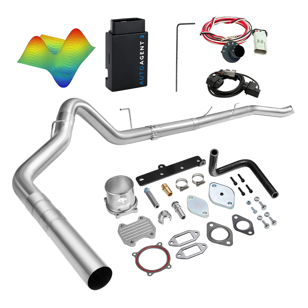 EZ LYNK Auto Agent 3 DPF/EGR All-in-One Delete Kit for 2013-2018 Dodge Ram 6.7L Diesel 2500 3500