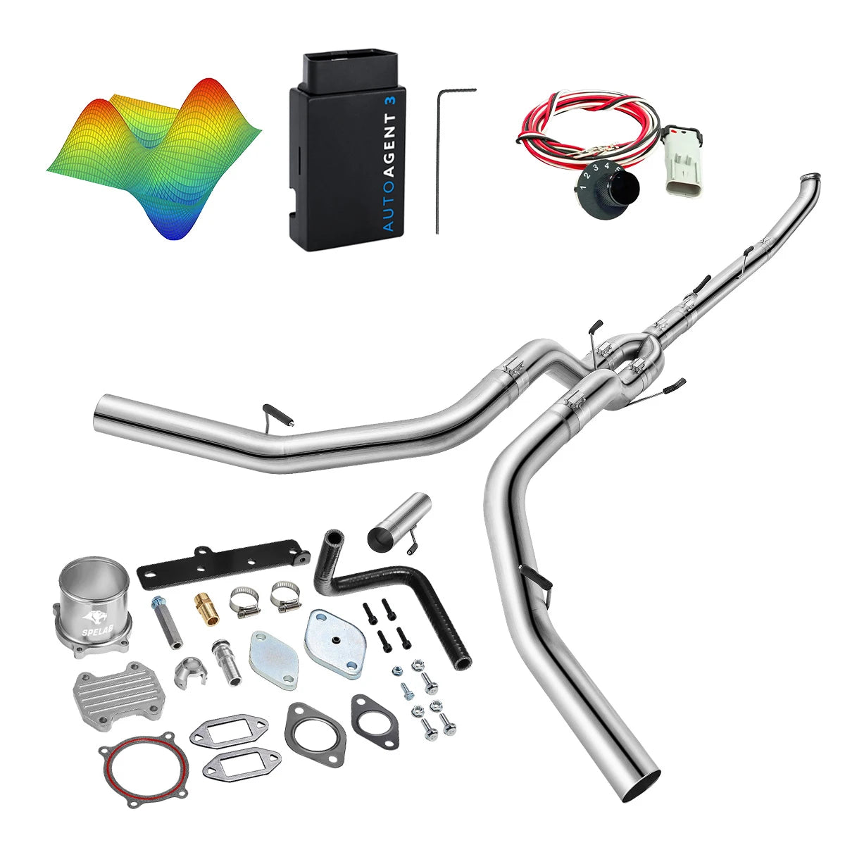 EZ LYNK Auto Agent 3 DPF/EGR All-in-One Delete Kit for 2013-2018 Dodge Ram 6.7L Diesel 2500 3500