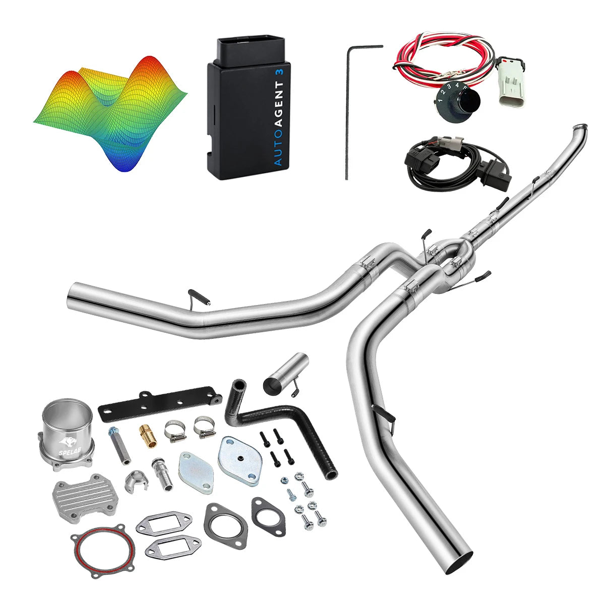 EZ LYNK Auto Agent 3 DPF/EGR All-in-One Delete Kit for 2013-2018 Dodge Ram 6.7L Diesel 2500 3500