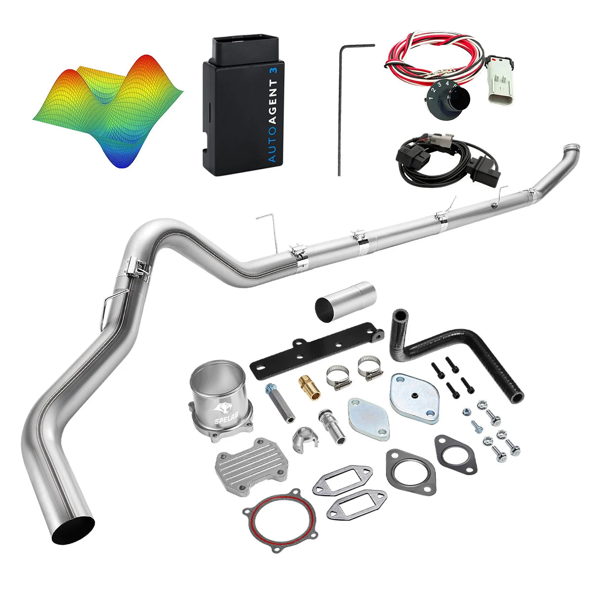EZ LYNK Auto Agent 3 DPF/EGR All-in-One Delete Kit for 2013-2018 Dodge Ram 6.7L Diesel 2500 3500