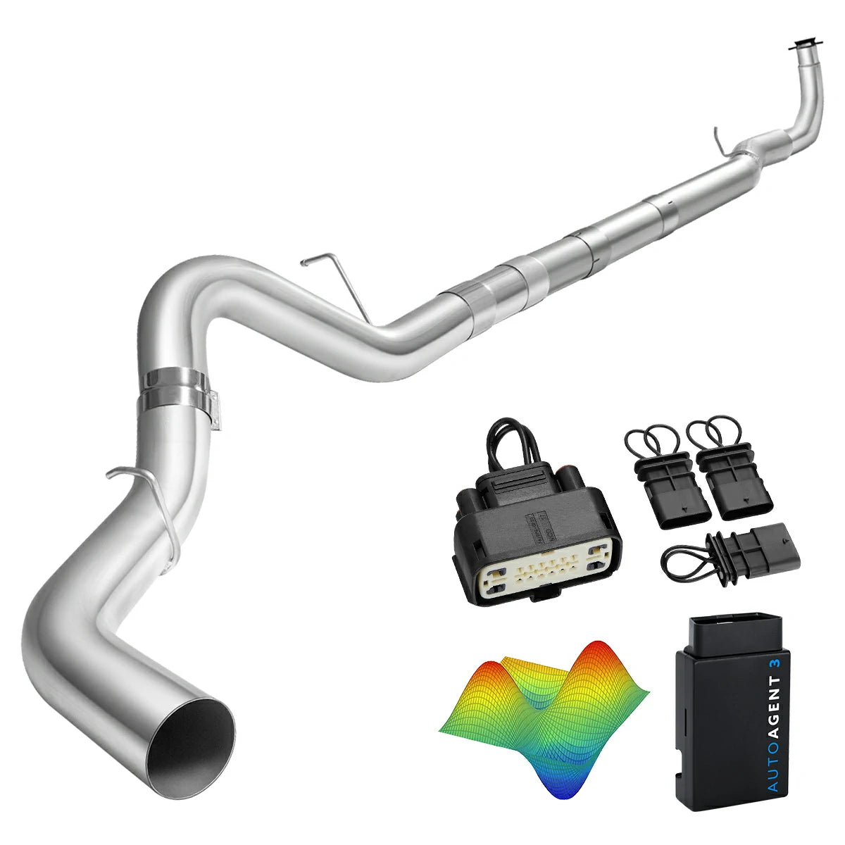 EZ LYNK Auto Agent 3 DPF/EGR All-in-One Delete Kit for 2017-2023 6.6L Duramax L5P 2500HD 3500HD