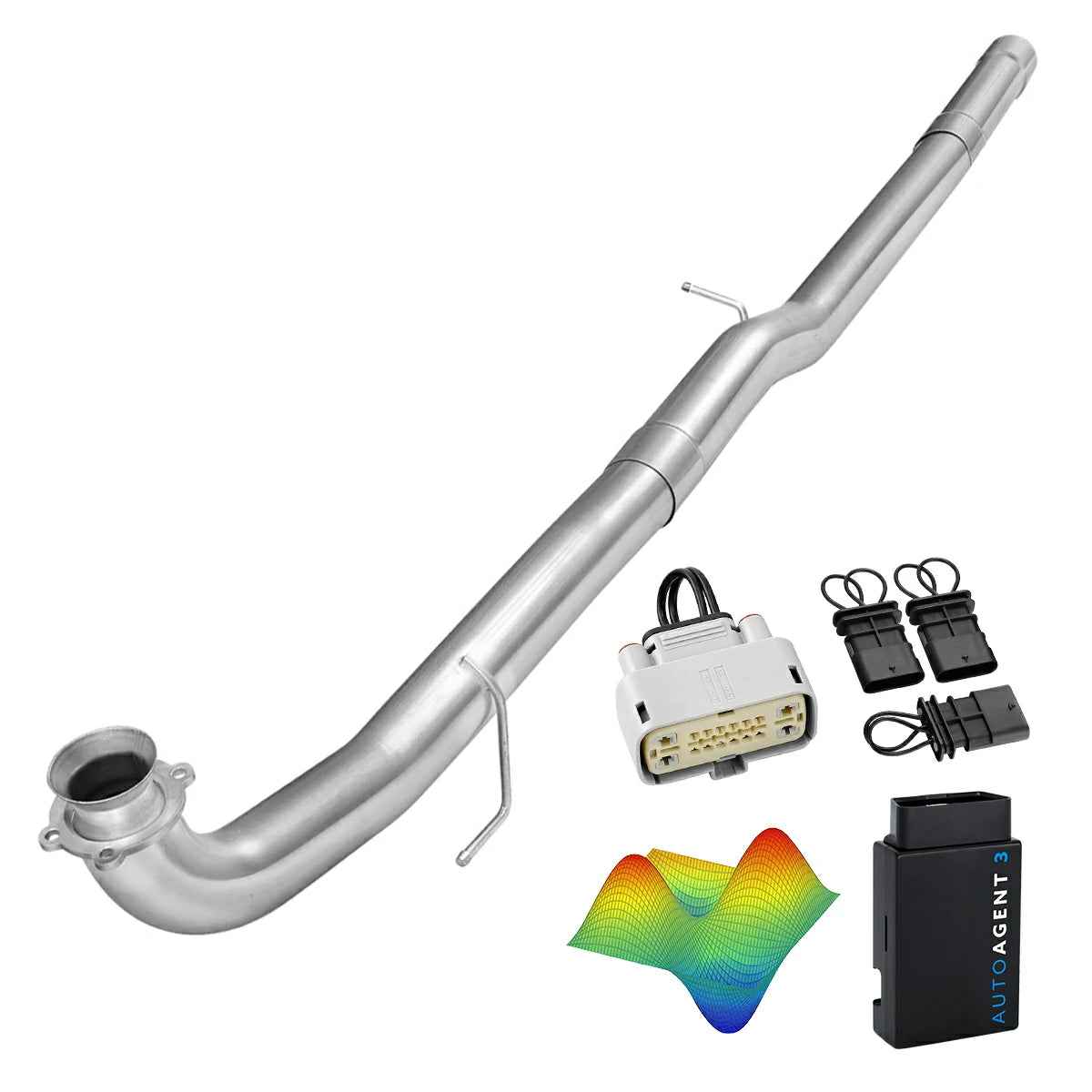 EZ LYNK Auto Agent 3 DPF/EGR All-in-One Delete Kit for 2017-2023 6.6L Duramax L5P 2500HD 3500HD