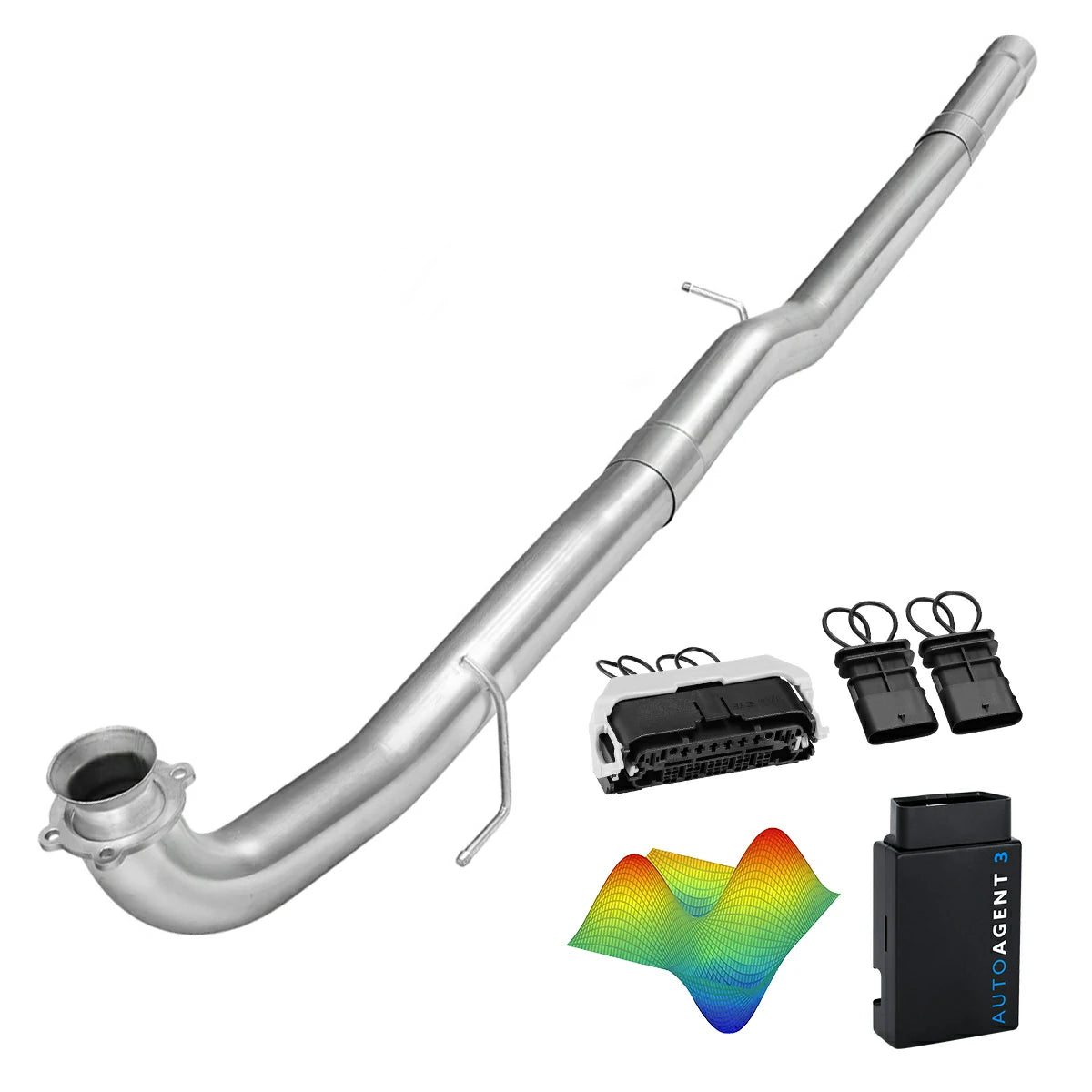 EZ LYNK Auto Agent 3 DPF/EGR All-in-One Delete Kit for 2017-2023 6.6L Duramax L5P 2500HD 3500HD