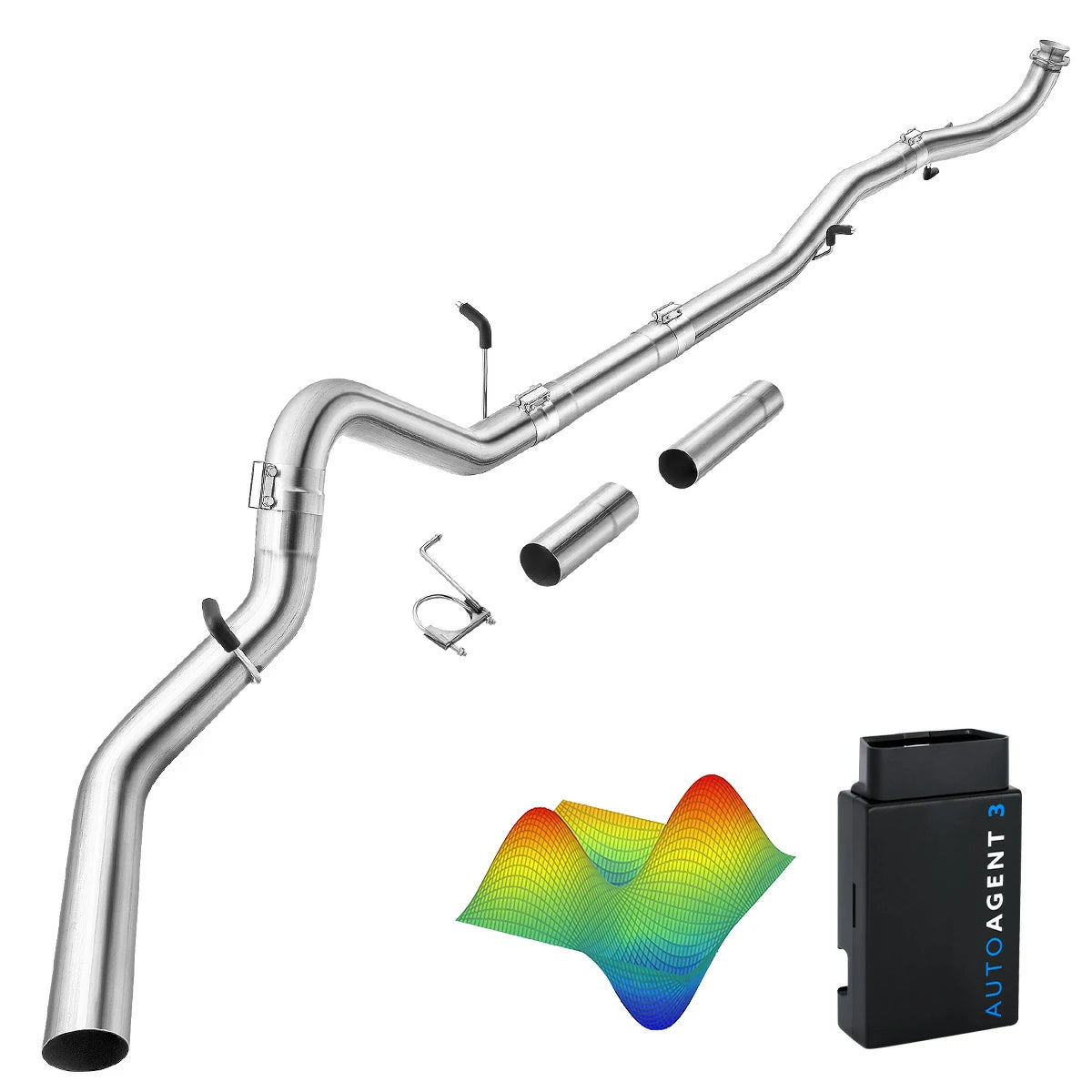 EZ LYNK Auto Agent 3 DPF/EGR All-in-One Delete Kit for 2017-2023 6.6L Duramax L5P 2500HD 3500HD